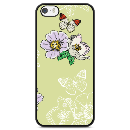 Bjornberry Skal iPhone 5/5s/SE (2016) - Fjärilsblomma