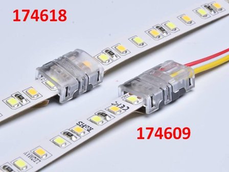 SYNERGY LED FLEX Strip zub. Easy Connect Strip to Wire 10mm CCT