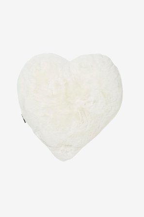 Skinnwille - Hjertepude Fluffy - Hvid - Børnepuder - Fra Homeroom