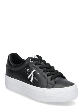 Vulc Flatform Laceup Low Lth Black Calvin Klein