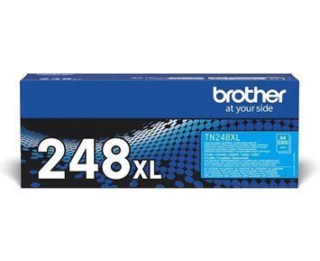 TN248XLC Cyan toner cartridge high yield, 2.3K - Fyndvara - Brother TN248XLC cyan tonerkasett