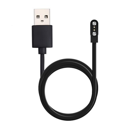 2 Pins/4.0-9.5mm Magnetic USBCharging Cable Flat Design Compatible with Smart WatchesAccessory for Power Charging