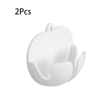 2 stk Tannbørstekrok Dataplugg Krok Tannbørsteholdere White 2 Pcs-2 Pcs