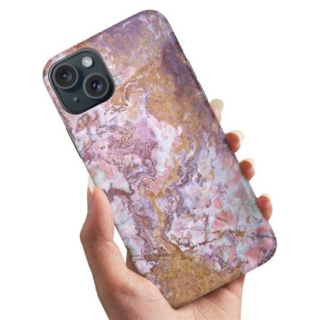 iPhone 15 Plus - Deksel/Mobildeksel Marmor