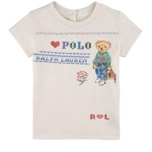 Kids - Ralph Lauren White Embroidered T-Shirt 6 Months - Tops - 6 months - White - Mädchen