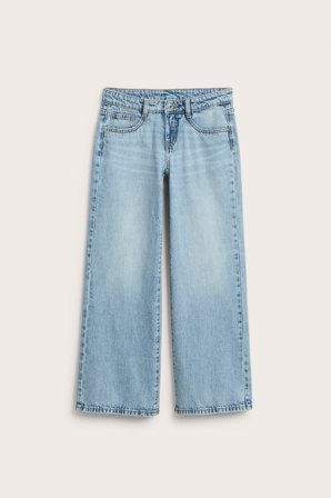 Kappahl | Wide jeans low waist Lys denim 164 | Lys denim