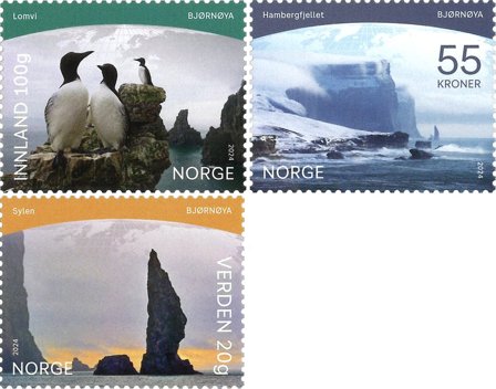 Norge - Bjørnøya - Postfrisk sæt 3v