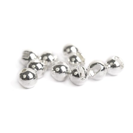 Slotted Tungsten Beads 2,5mm - Silver