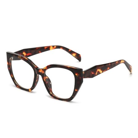 Anti-Blue Light Glasögon Överdimensionerade glasögon BRUN BRUNA