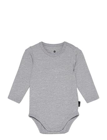 Jbs Of Dk Body Ls Bamboo, Fsc. Bodies Long-sleeved Harmaa JBS Of Denmark