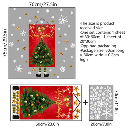 Christmas Window Sticker Window Static Stickers STIL 1 STIL 1