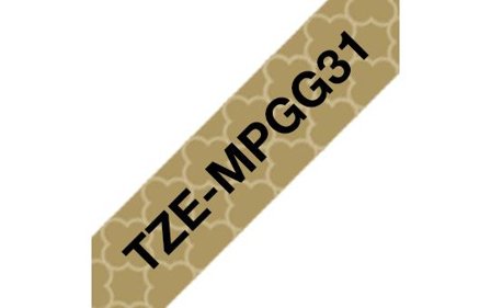 Brother TZe-MPGG31 - laminert teip - 1 kassett(er) - Rull (1,2 cm x 4 m)