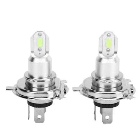 2 kpl moottoripyörän LED-ajovalopolttimot Kirkas valo Vakaa valoteho 2600LM 110W H4-polttimot autoon, maasturiin, kuorma-autoon, matkailuautoon, 