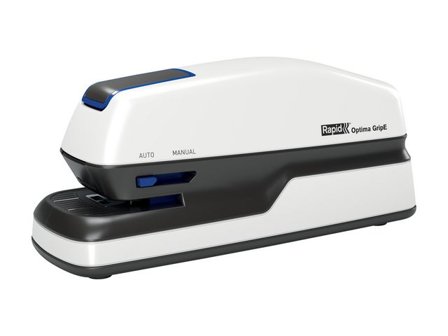 Rapid Elektrisk häftapparat Optima Grip för skrivbord vit och svart - Lyreco - Kontorsmaterial - Till skrivbordet - Häftapparater - El