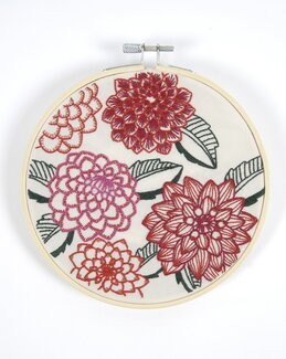 Broderikit Tavla Blomster - DMC