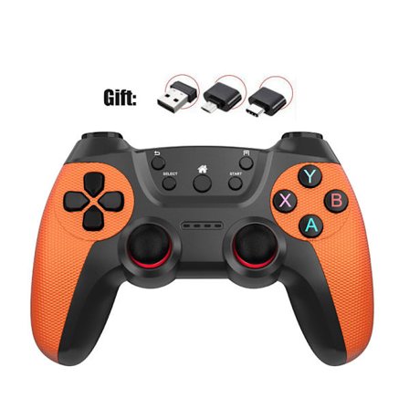 Oranssi VAORLO 2.4G langaton peliohjain joystick PS3 Slimille, älypuhelimelle, tabletille, Smart TV Boxille - Tärkeät terveys- ja turvallisuustuotteet