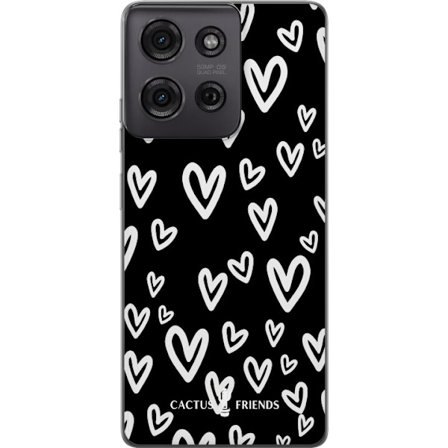 Yhteensopiva Puhelinkuori Motorola Motorola Moto G75 Cactus and Friends - Handdrawn Love Chaos