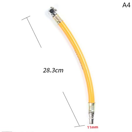 Bilmunstycke Ventil Luftslang Uppblåsning s Pump Däckinflator Anslutning