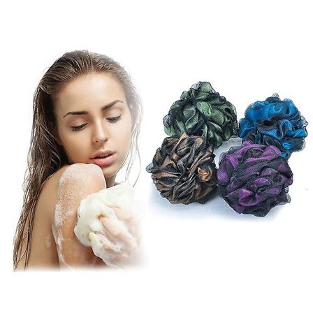 Loofah bad 4-pak (60g/stk)