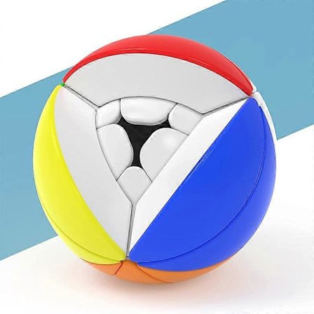 Puzzle Magic Cube Lönnlövsboll Unik Robust och Smidig Boll Cuberspeed Pedagogisk Leksak för Barn Anti Stress[D]