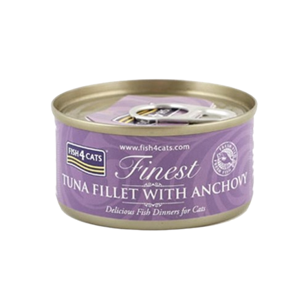 Fish4Cats - Våtfôr tunfisk og ansjos 70g - Katt - Kattefôr & kattemat - Våtfôr og våtmat - ZOO.no