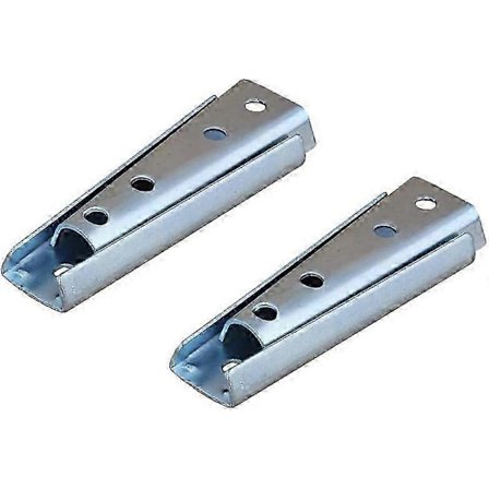 2 par 12 cm hovedgærde vægbeslag, sammenlåsende møbelkonnektor, metal sektionssofa konnektor til sofa, seng P20250110340