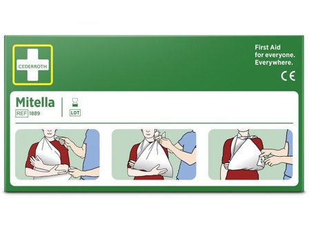 CEDERROTH Mitella 2/fp - Lyreco - Skyddsutrustning - Första Hjälpen - Förband och Refill