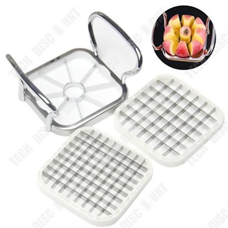 TD Potatisskärare Pommes frites Tärnad i rostfritt stål Skur frukt Gurka Skivor Skinka Korv