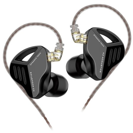 KZ-ZVX Metal-øretelefoner med ledning HIFI Stereo- Bas- Musikhovedtelefoner In Ear Sport-øretelefoner Støjreducerende gaming-headset