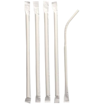 Papirsuger Hvit Flex 220x6mm