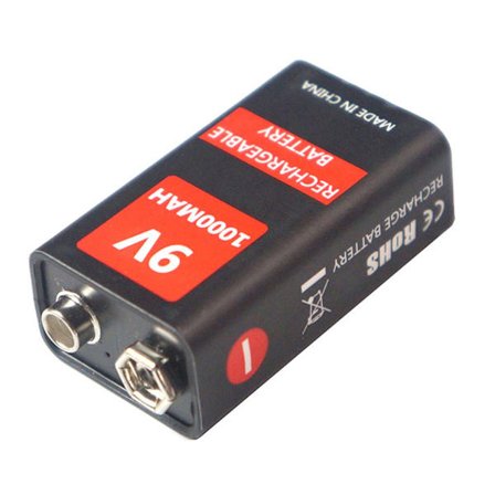 6f22 9v Li-ion Lithium Batteri til RC Helikopter, Mikrofonmodel, 1000mah Legetøj, 9 Volt Genopladeligt Li-ion Batteri
