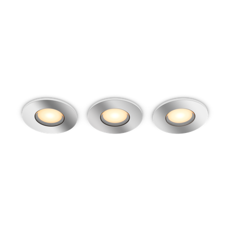 Philips Hue Adore 929003807901 Downlight 3-pack, krom, Belysning