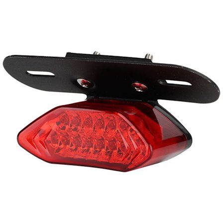 Universal Motorcykel Vintage Stil Super Ljus LED Bakljus Broms Blinkerslampa