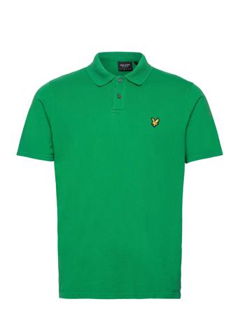 Salt Wash Polo Shirt Polos Short-sleeved Grønn Lyle & Scott*Betinget Tilbud