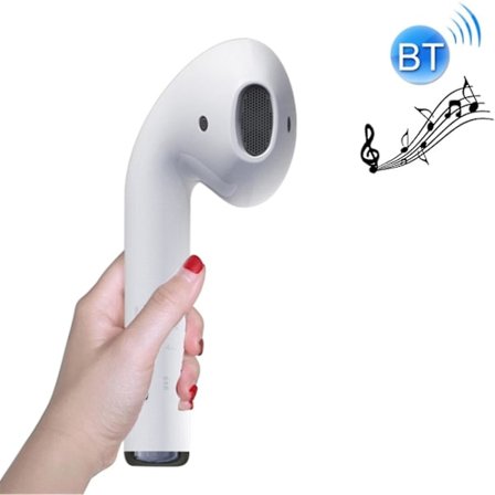 White Giant Airpod Bluetooth Trådløs Stereo Høyttaler Støtte Tf Kort