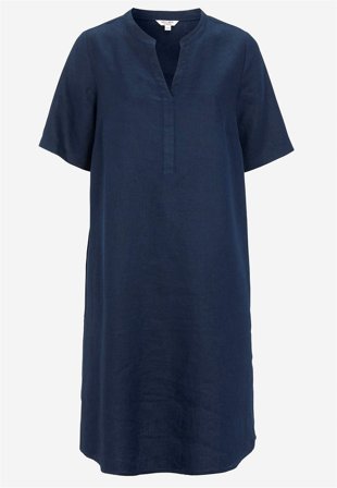 Cellbes of Sweden - Linneklänning Premium - marin - för damer - 46/48