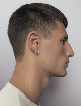 Maria Black Marco Huggie - Silver - 6 MM