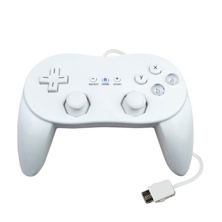 Wii Classic Controller Pro Vit för Förbättrad Spelupplevelse