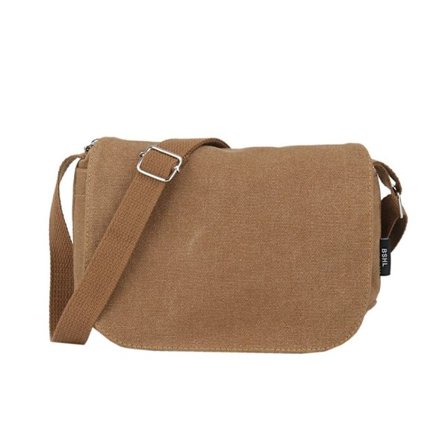Enkel Messenger Bag Postman Crossbody Bag KAFFE