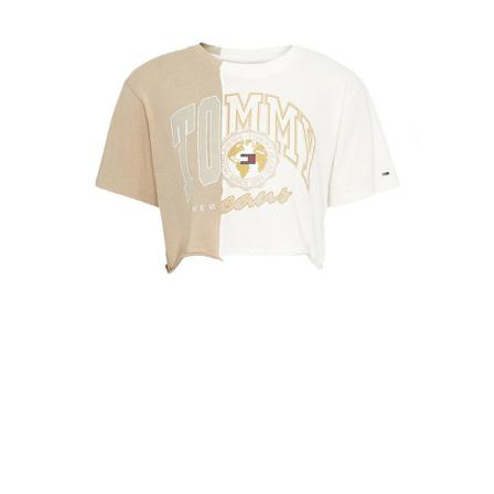 Tommy Jeans Crop College Hoodie Dw0Dw12826Acm inbo, Dame