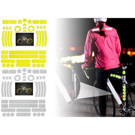 Reflex-klistermärken 42 stycken