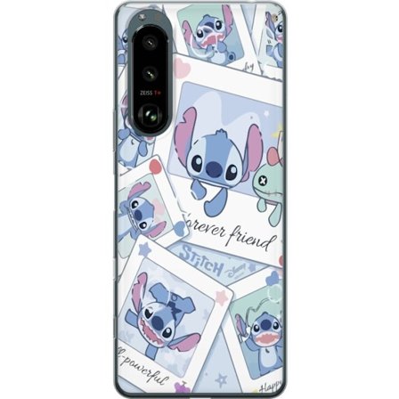 Yhteensopiva Puhelinkuori Sony Xperia 5 III Unelmoivat pilvet vaaleanpunaisina, lila ja sinisen sävyissä, kimaltelevine tähtineen ja pehmeän satumaise