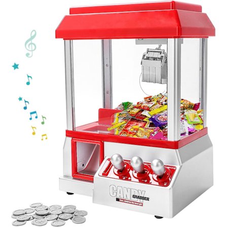 Slikautomat Mini Klo Maskine Slik Grabber Maskine til Børnefest Arkademaskine til Chokolade Små Legetøj Godbidder