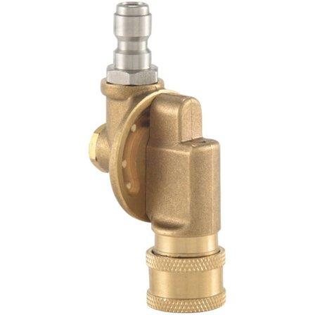 Kääntyvä painepesurin suutinliitin, rännienpuhdistusliitin, rännien puhdistus, 1/4 tuuman pikaliitin 7 eri kulmaa