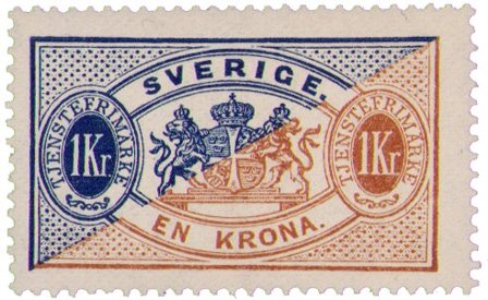 Sverige 1896 - AFA 11B - Postfrisk