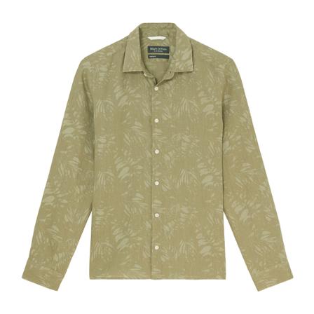 Marc O'Polo Long sleeve shirt grön, Herr, Herr, Storlek: L