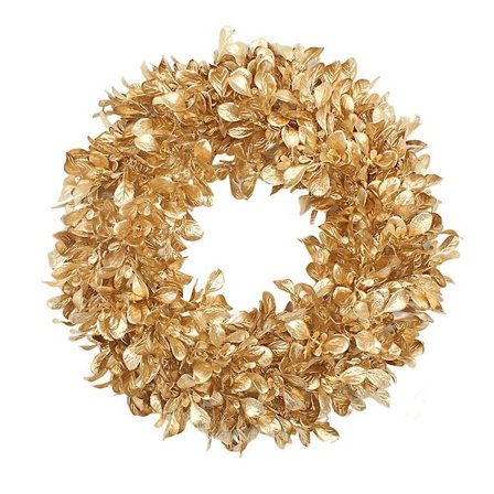 1 kpl Simuloitu Lehtiseppele Teko-Kultaiset Lehdet Kranssi Etuoven Ripustus