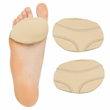 Ball of Foot Pads Metatarsal Cushions til Metatarsalgi, Arthritis og Sesamoid Smertelindring 1 Par (Large, 2stk)