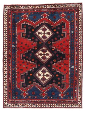 Medallion Afshar Rug 167X221 Wool