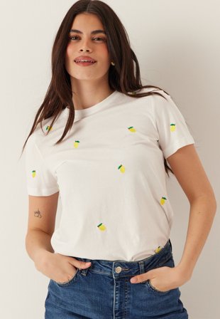 ONLY-Onlketty Life S/S O-NECK TOP-S